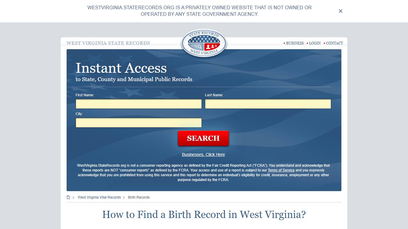 How to Find a Birth Record in West Virginia? - State Records